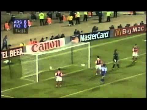 BATIGOL COLPISCE A WEMBLEY Arsenal - Fiorentina Champions League 1999