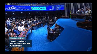 Dia do Líder Comunitário foi celebrado no Senado