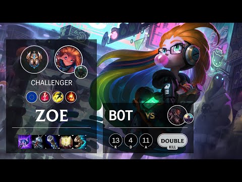 Zoe Bot vs Lucian - EUW Challenger Patch 10.20