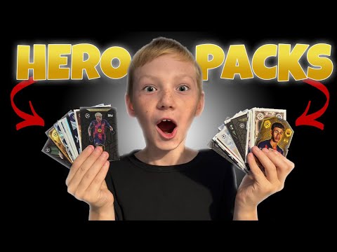 How to FIND HERO PACKS in Match Attax 25/26! 🎉 (We Opened 8 FULL HERO PACKS!) #footballcards