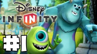 Disney Infinity - Gameplay Walkthrough - Monsters U Playset - Part 1 - Howdy Squishy (HD)