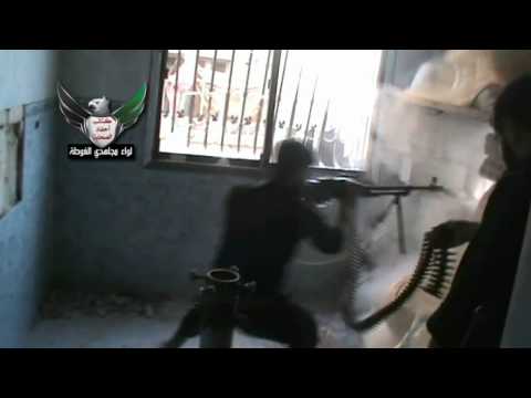 اشتباكات بين عناصر لواء مجاهدي الغوطة وقوات النظام على المتحلق الجنوبي في عربين