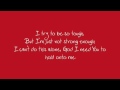 Savior, Please by Josh Wilson lyrics onscreen