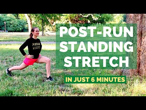 POST-RUN Stretches for Runners - 6 Min Yoga – Standing Post Run Stretches