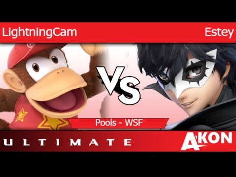 AKON 2019 - LightningCam (Diddy) vs Estey (Joker) Pools - WSF - SSBU