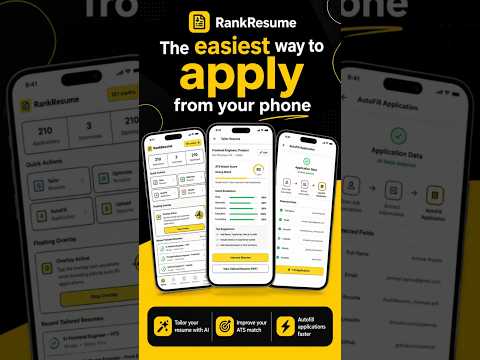 RankResume: AI Resume Builder video thumbnail