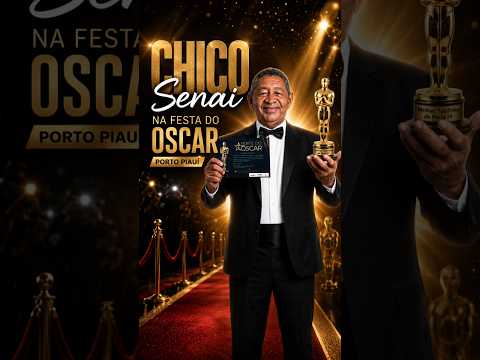 CHICO SENAI NA FESTA DO OSCAR EM PORTO PIAUÍ ⭐🎬  #oscar  #fyp  #pravoce #evento  #tapetevermelho