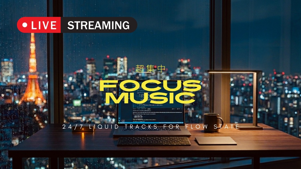 Coding with AI / LLM Focus Music | 24/7 Deep Work Radio for Python & Cursor