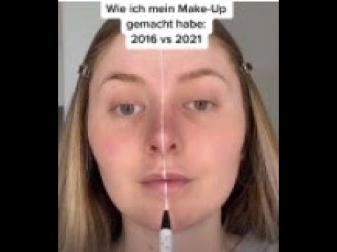 Paulas Makeup 2021 und 2016