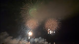 【4KHDR】2025　第38回やつしろ全国花火競技大会（熊本県八代市）フィナーレ　7号玉80発　10号玉30発