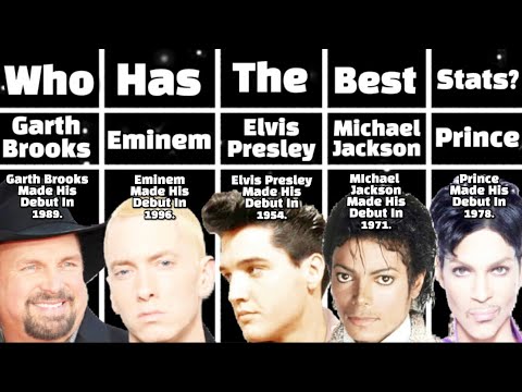 MICHAEL JACKSON x. EMINEM x. ELVIS PRESLEY x. PRINCE x. GARTH BROOKS