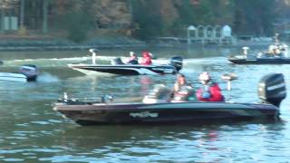 preview picture of video '2012 CCM Fall / Winter Invitational Fishing Tournament - Dec 9 Boat Blast Off pt 2'