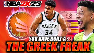 GREEK FREAK BUILD NBA2K23 giannis antetokounmpo