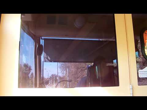 S Bahn Karlsruhe Mitfahrt S4 Eilzug Sprinter von Karlsruhe Durlach bis Eppingen Bahnhof Einfahrt von