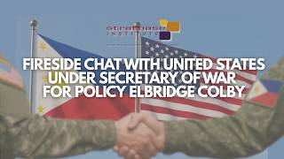 Fireside Chat with US Under Secretary of War for Policy Elbridge Colby