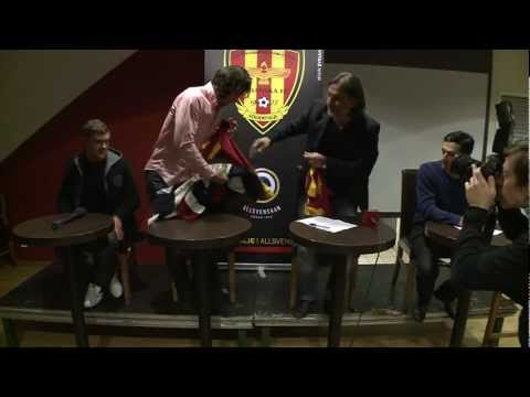 120305 Presskonf. - Skenderovic och Martins ansluter