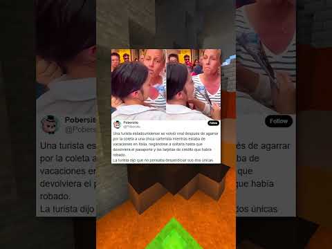 Una Turista Se Hizo Viral Después de dar una Lección a una Carterista