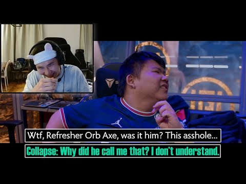 TORONTOTOKYO & Collapse's reaction to bad translation of XinQ calling Collapse an A-hole 😅