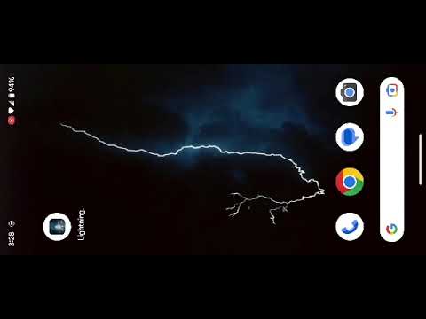 Lightning Strike Wallpaper Video