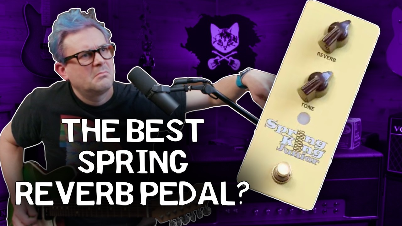 🎸 Danelectro Spring King Junior Demo | Real Spring Reverb Pedal Tested by Brian from B's Music Shop! - YouTube