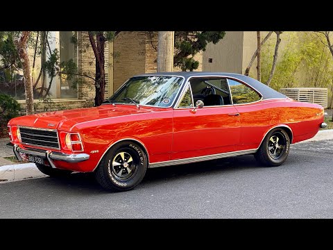 Opala 6 cilindros 1976 vermelho marte