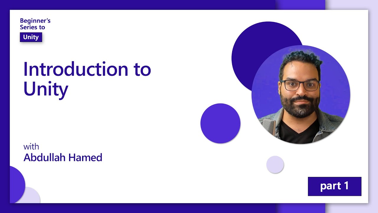 Screenshot: Video über die Einführung in Unity