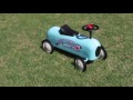 Stamped Steel Junior Metal Racer Foot To Floor Ride On