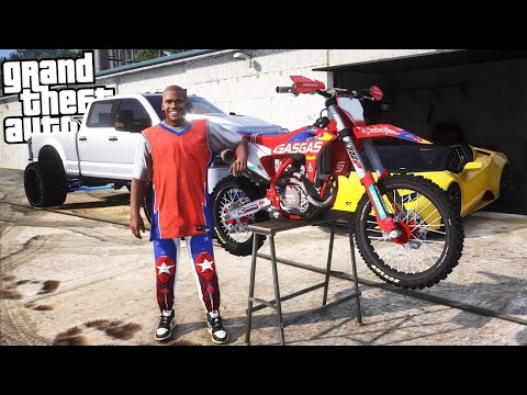 I JUMP off the CHILIAD in GASGAS 450! - GTA 5 REAL LIFE MOD (3) #37
