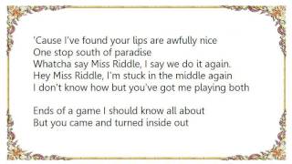 Boz Scaggs - Miss Riddle Lyrics