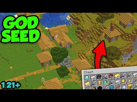 BEST OP Loot Survival/Hardcore/Speedrun Seed for Java 1.21