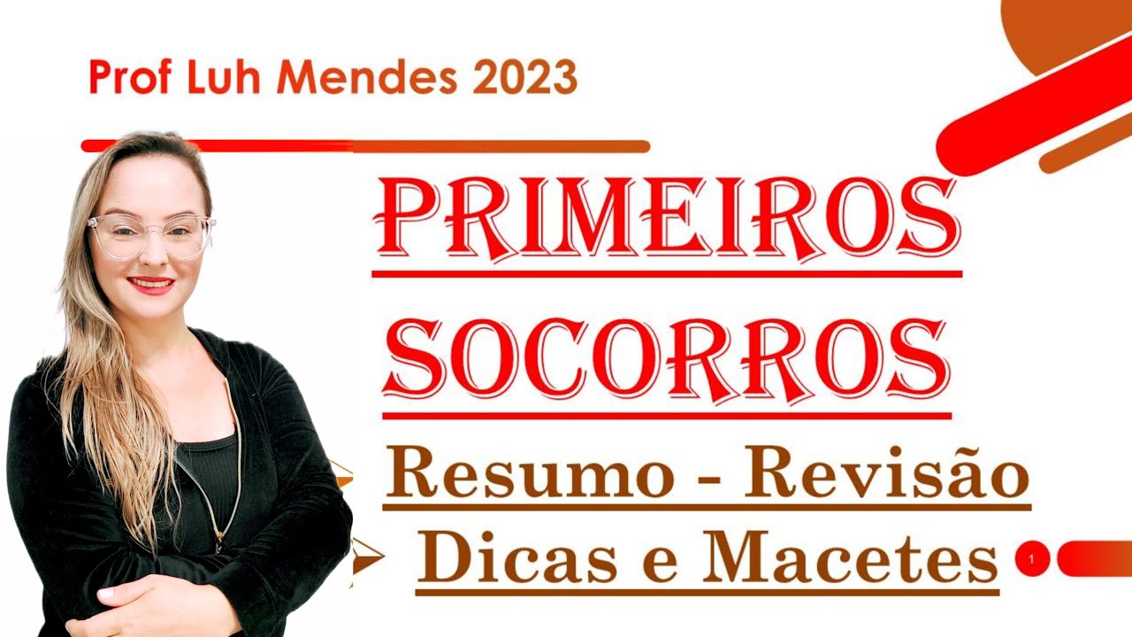 PRIMEIROS SOCORROS REVISÃO RESUMO 2024 aula completa #detran #dicas #ctb #cnh #revisao #macetes #fly