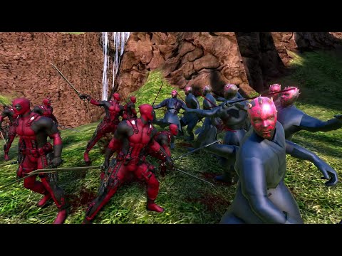 Darth Maul VS. Deadpool - 10 fight 10 - Ultimate Epic Battle Simulator