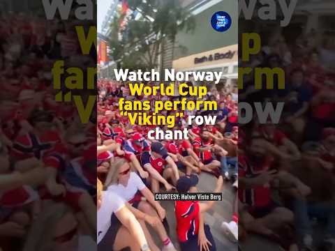 Watch Norway World Cup fans perform 