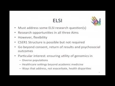 CSER2 Pre-Application Informational Webinar - Lucia Hindorff