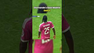 Diomande's Real Madrid Debut 🔥