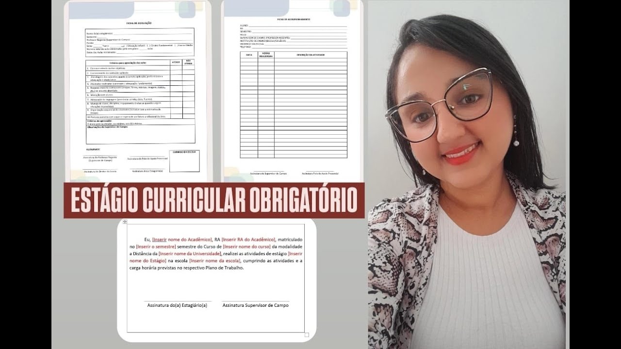 ESTÁGIO CONT. - Ficha de Acompanhamento / Unopar Anhanguera