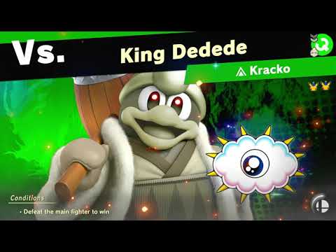 Super Smash Bros Ultimate World of Light: King Dedede vs Kracko