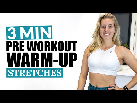 3 Minute Pre Workout Warm Up | Dynamic Stretches 🔥