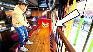 Playing A Puttshack High Tech Mini Golf Course w/ A Bowling Alley!