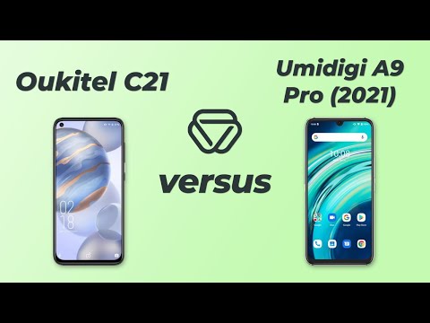 Oukitel C21 vs Umidigi A9 Pro (2021) - Vergleich der wichtigsten Unterschiede auf deutsch