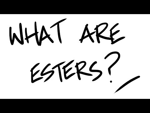 image-What is an ester simple definition?