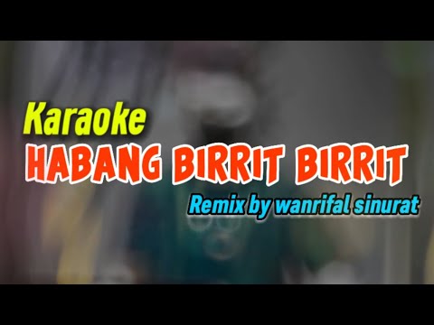 HABANG BIRRIT BIRRIT KARAOKE REMIX BY Wanrifal sinurat