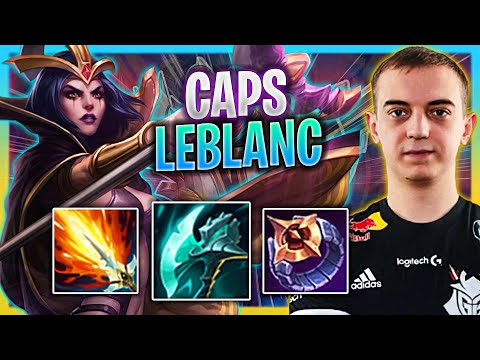 CAPS IS SO CLEAN WITH LEBLANC! | G2 Caps Plays Leblanc Mid vs Nautilus!  Season 2023