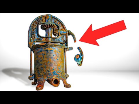 Extremely Rusted Fruit Press - Broken Handle