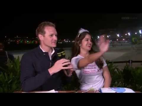 Olympics BBCs Dan Walker shares an unexpected golden moment with maria on a hen party