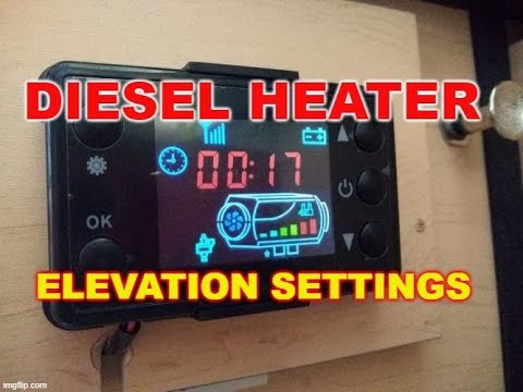 Adjusting your Chinese Diesel parking heater for High altitude elevation or sea level use.