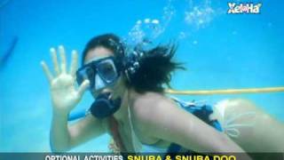 preview picture of video 'Xel-Ha Park Optional Activities Snuba in Cancun and Riviera Maya'