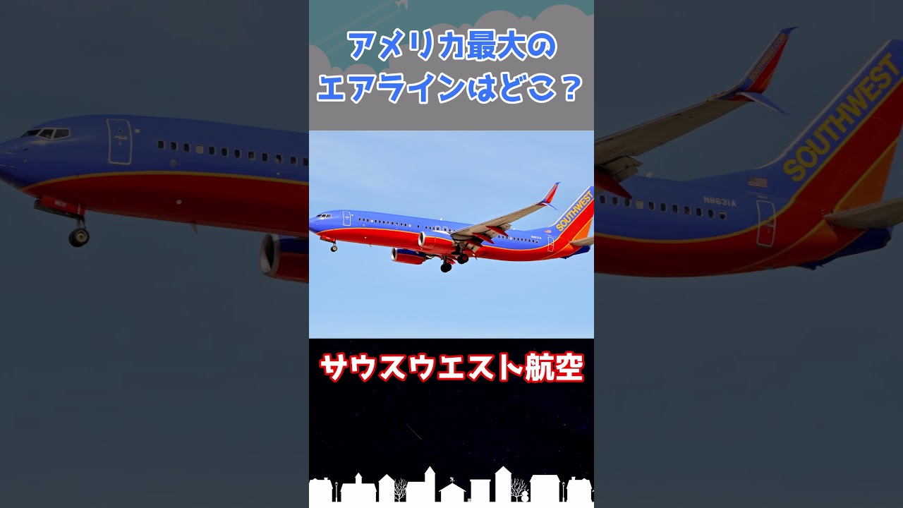 アメリカ最大のエアラインはどの会社？