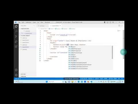 Javascript 19 Class Object In Javascript Class4 Js And Class4 Html