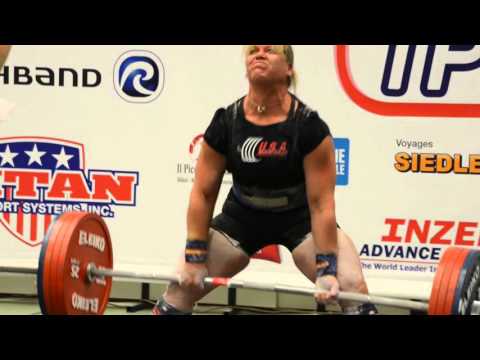 WC Powerlifting 2015 - Liane Blyn - 215kg deadlift